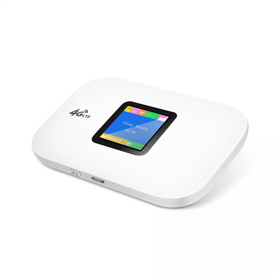 LCD ekranas 4G LTE Hotspot Cellular Router